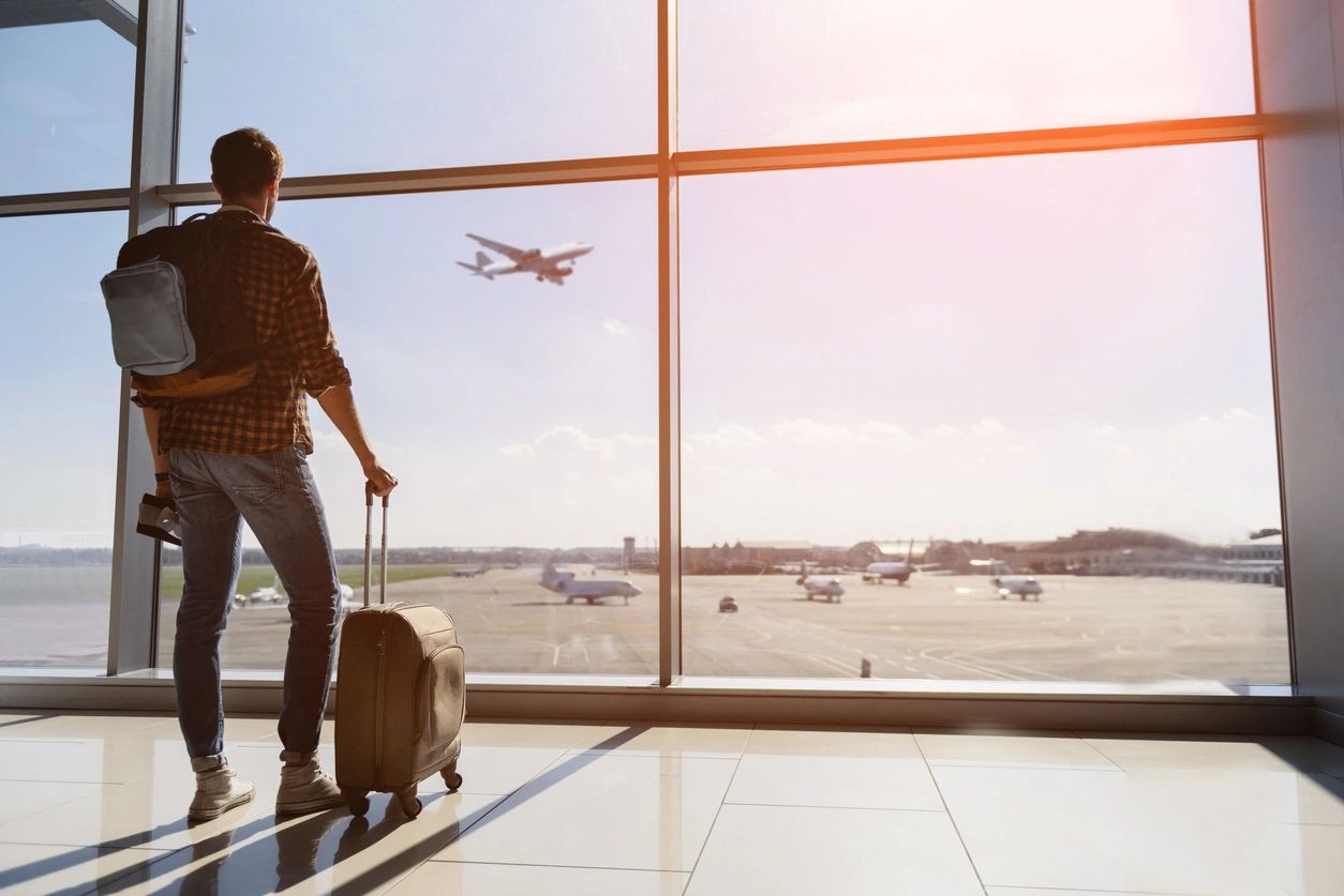 Men in the airport: Tips for Long-Distance Relationships